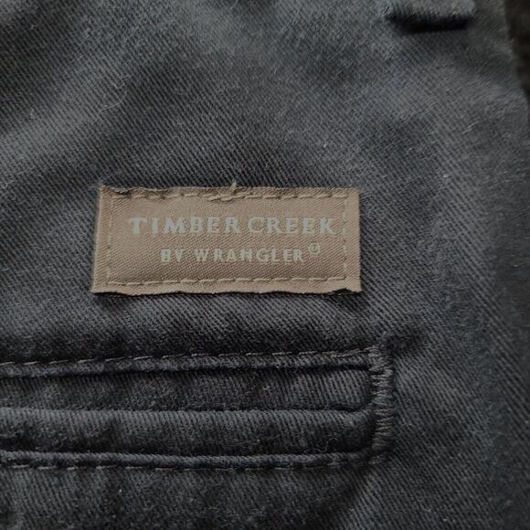 Timber Creek Mens Pants Dark Blue Size 34 100% Cotton Button Zipper Pockets - Picture 10 of 12